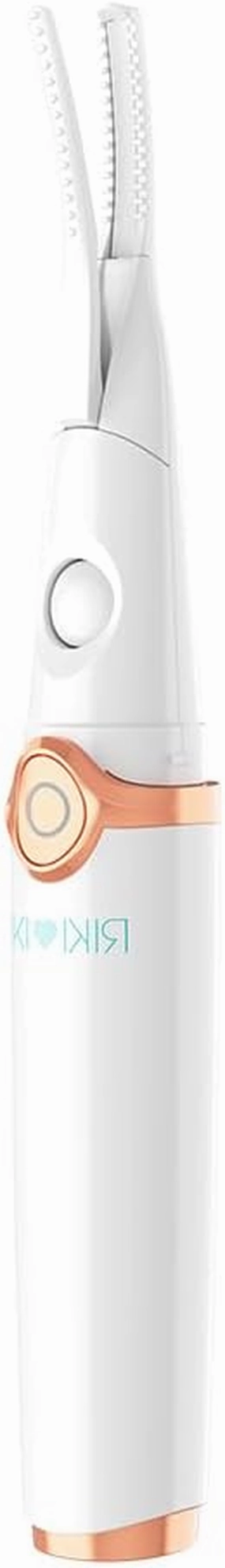 Riki Heated Eyelash Curler, White