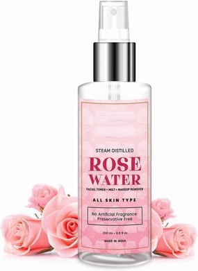 Ro.se W.ater - 200ml | ROS.e Wa.TER Spray .for Face | Fac.e Toner, Skin Toner & Makeup Remover | All Skin Types | No Artificial Fragrance & Alcohol-Free | R.se Wa.TER for Women & Men