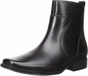 Rockport Men's Toloni Ankle Bootie, Black, 7.5 W US
