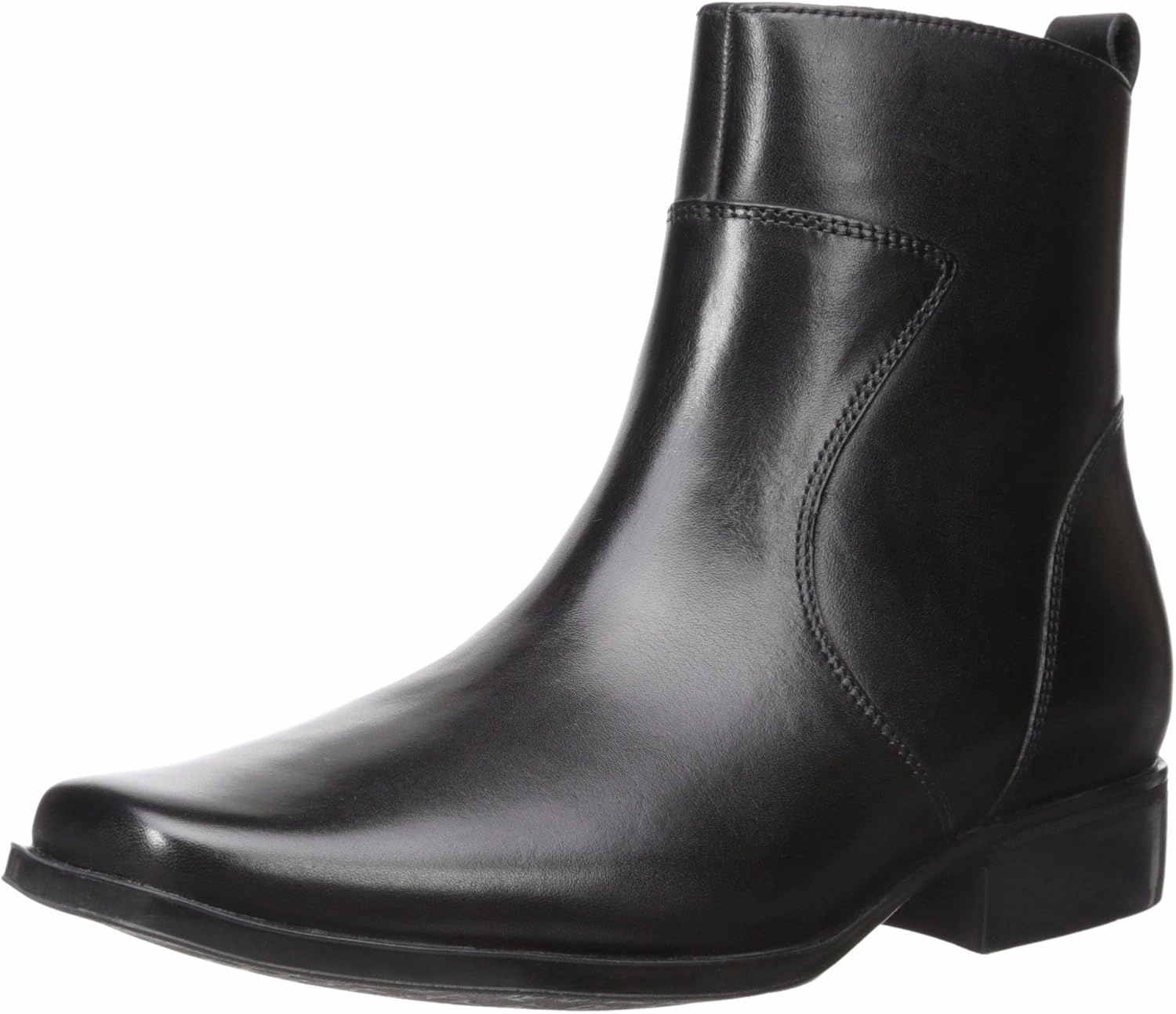 Rockport Men's Toloni Ankle Bootie, Black, 7.5 W US