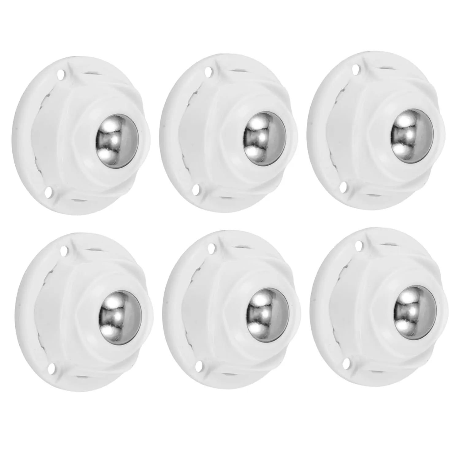 Rollers Rose Shape 8 Self Adhesive Swivel Caster Wheels Easy Install for Furniture Storage