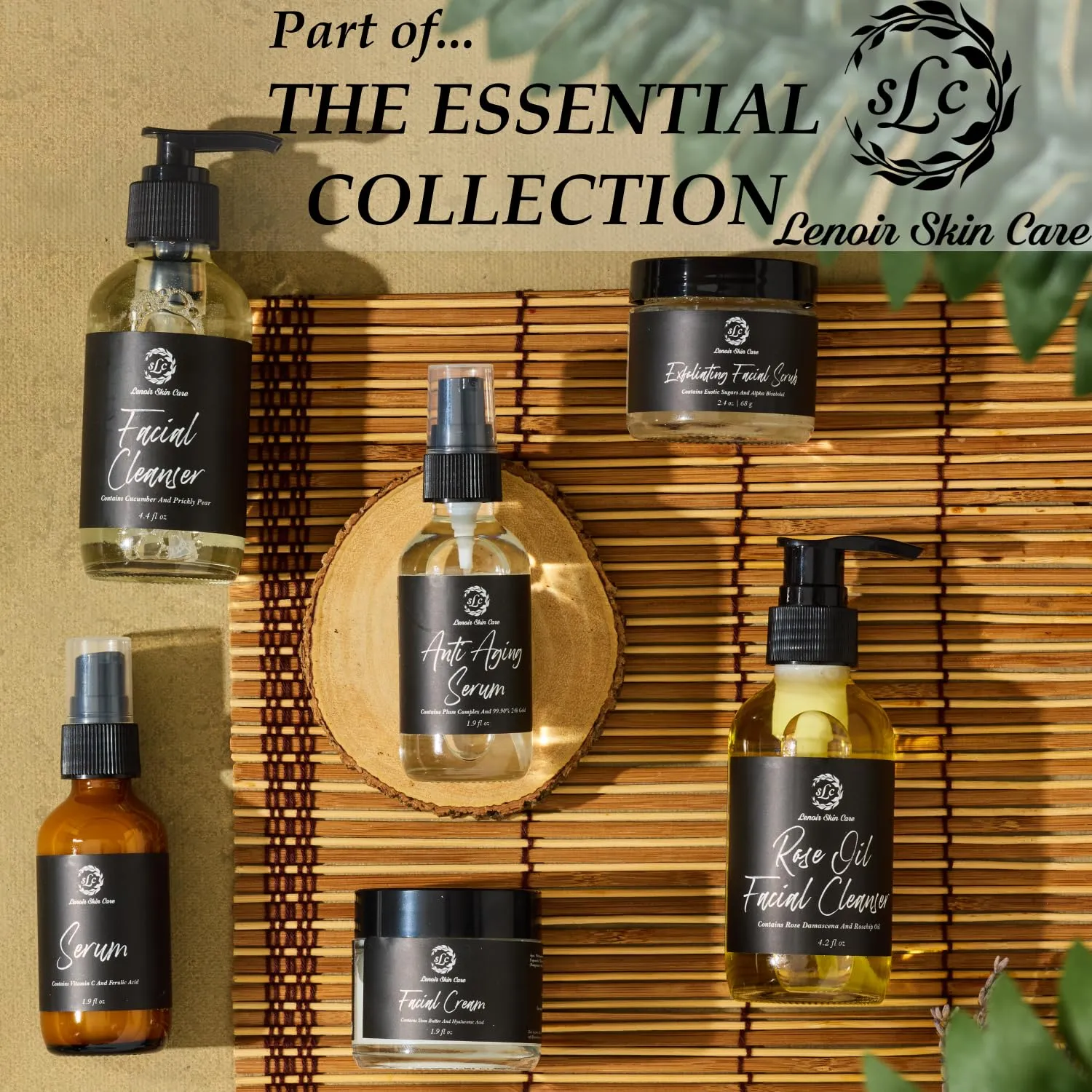 Rose Oil Facial Cleanser (4.2 fl.oz/124ml) | Natural, Fragrance-Free Face Wash | Clean, Vegan, Cruelty Free Skincare for Men & Women | Essential Collection