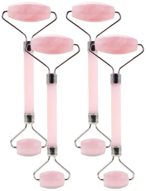 Rose Quartz Facial Roller (Pack of 4)