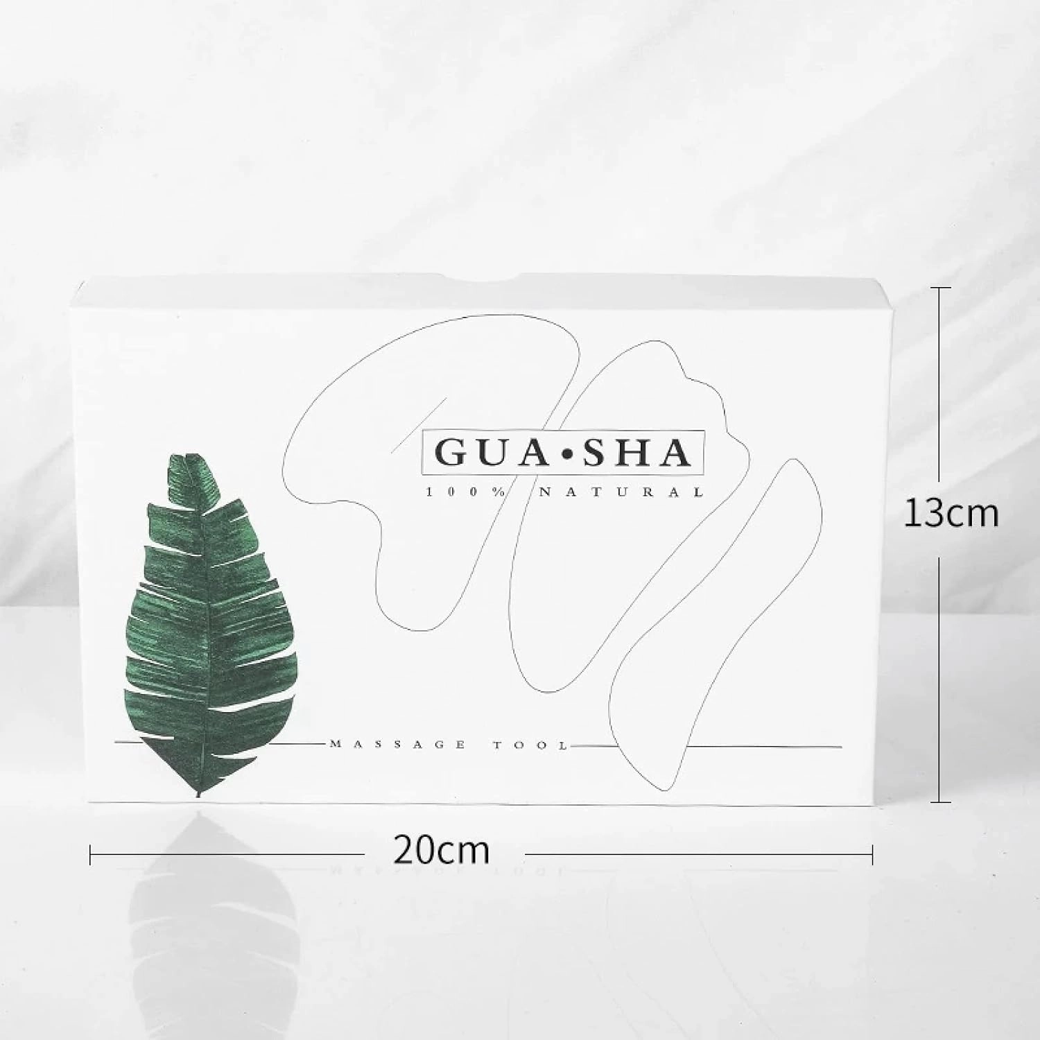 Rose Quartz Gua Sha Gouache Scraper for Face Natural Jade Stone Guasha Neck and Back Massager Body Facial Massage,Type 7