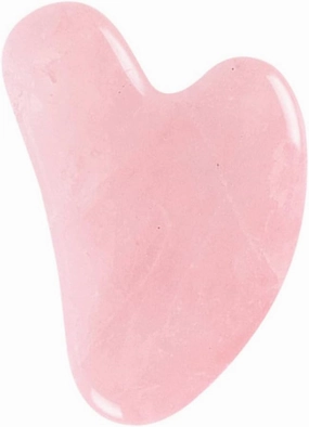 Rose Quartz Jade Eye Mask Face Massager Roller Gouache Scraper Natural Stone Jade Roller Guasha Board Face Mask Facial Massager,Gua Sha-V