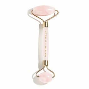 Rose Quartz Jade Facial Roller Tool
