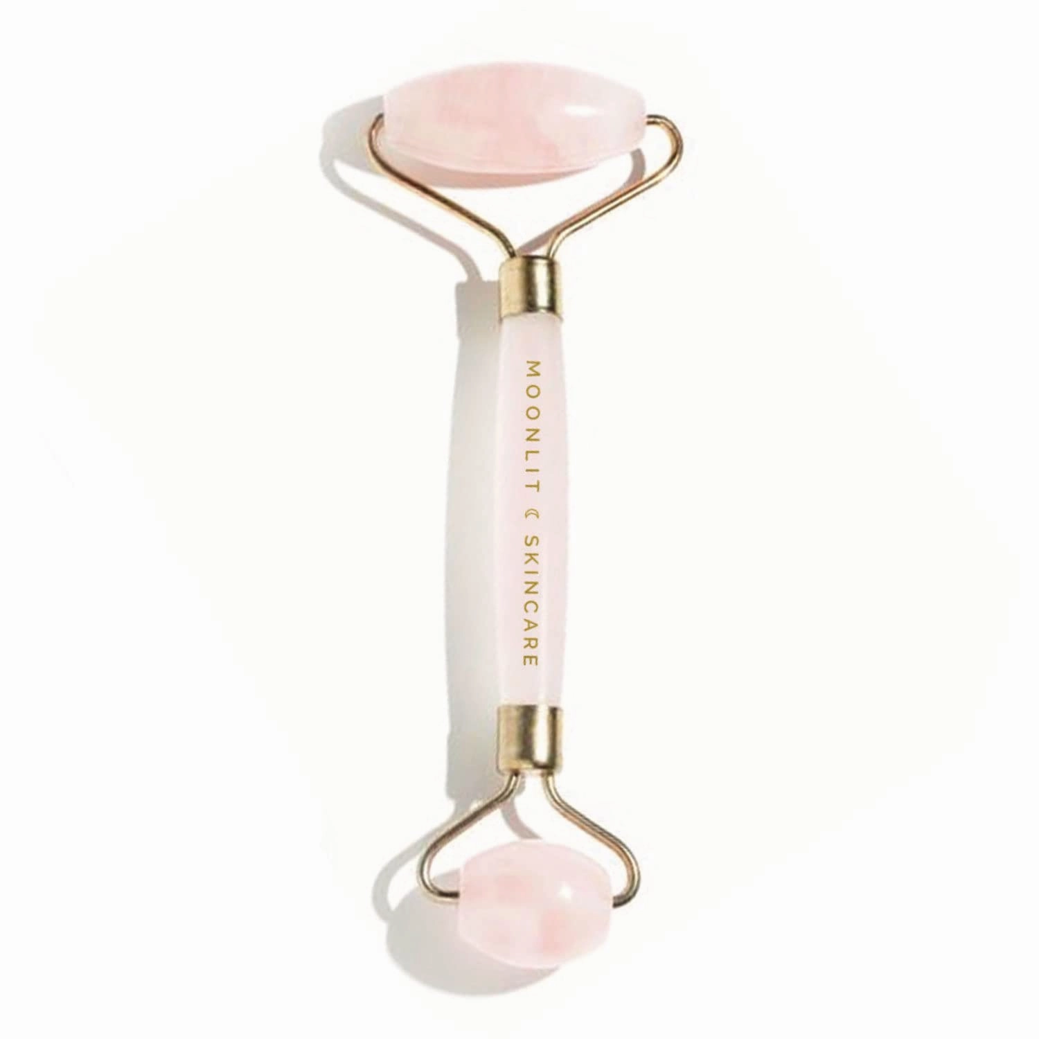 Rose Quartz Jade Facial Roller Tool