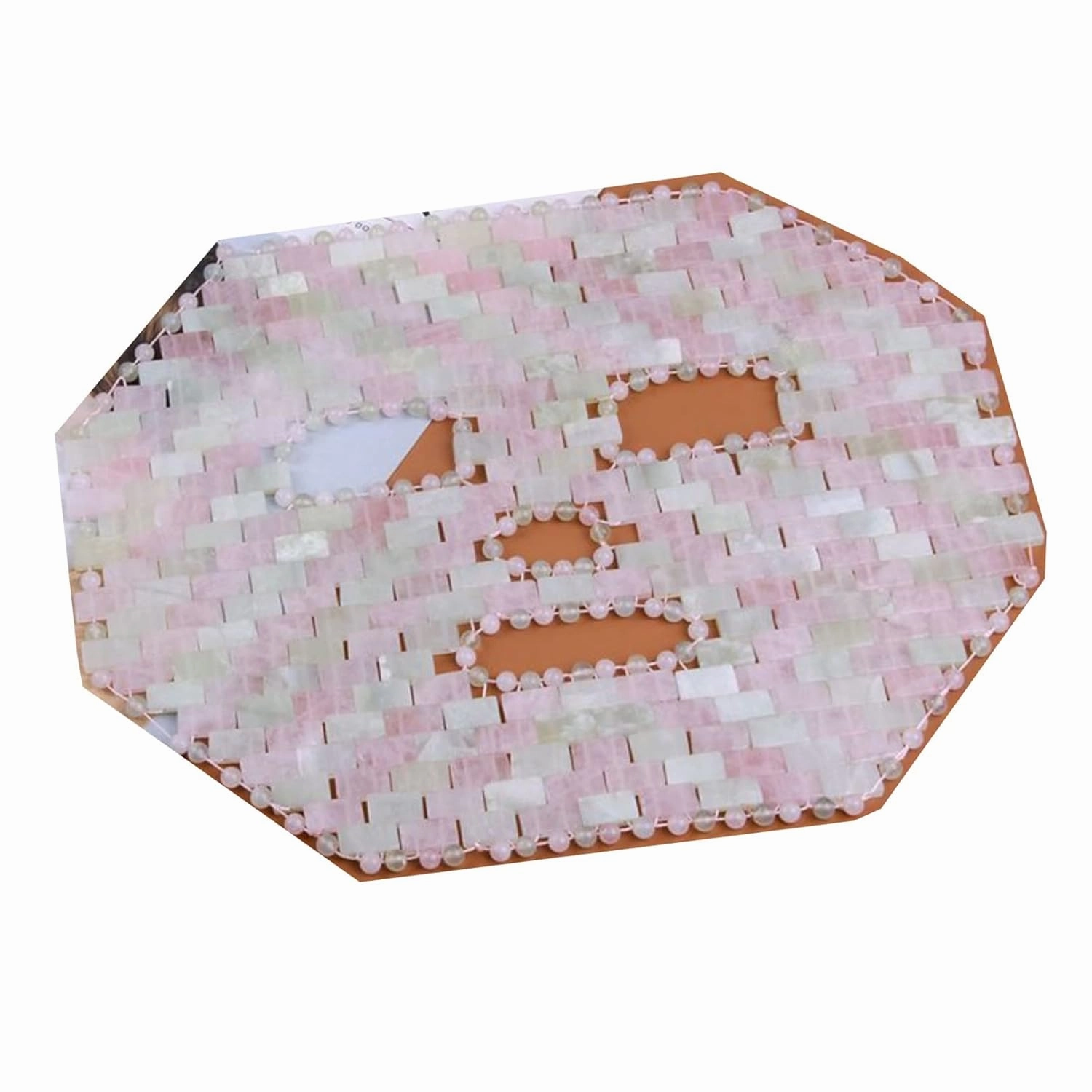 Rose Quartz Mask Cold Therapy Face Mask Reusable Jade Ice Sleeping Mask Beauty Skincare Massage Tool for Depuffing Anti-Aging Dark Circles (Color : Creative Shape 2)