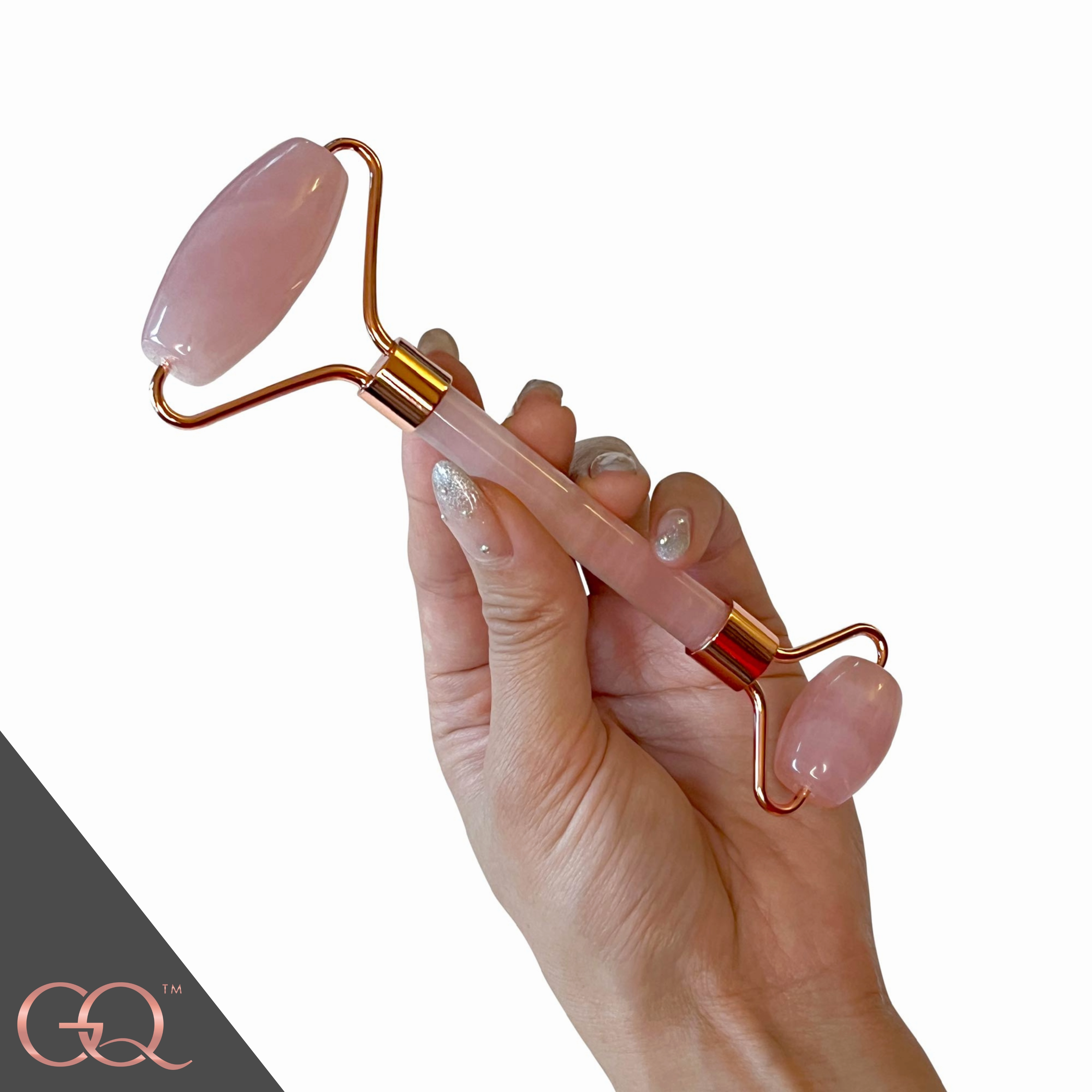 Rose Quartz Roller (140g) | GLOWNIQUE