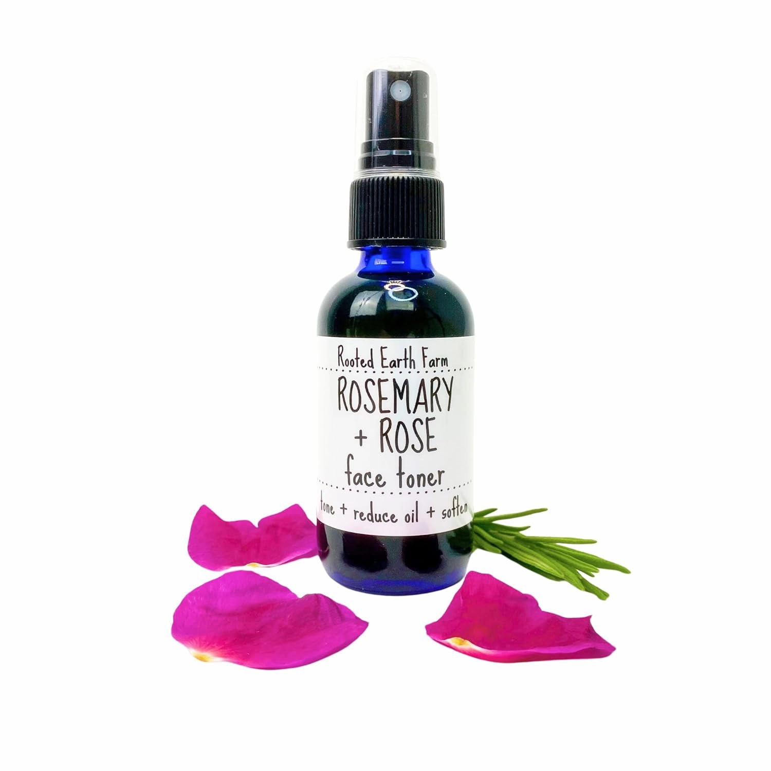 Rosemary and Rose Face Toner - 2 fl oz - Facial Mist for Oily Skin