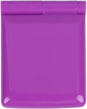 SAFIGLE Portable Folding LED Makeup Mirror Compact Dual Sided Handheld Design for Women for Travel Purse Handbag Durable Material Present for Friends and Family
