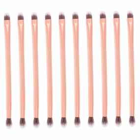 SAFIGLE 24pcs Double-ended Eyeshadow Brush for Women Handle Versatile Makeup Application for Home Salon Use for Eyeshadow Nose Contouring Finish