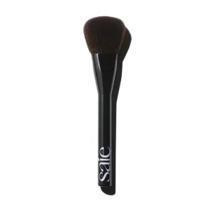 Saie Powder Blush Brush - Fluffy, Tapered Pressed or Loose Powder Brush for Easy Pickup, Diffused Application   Minimal Fallout - Made with Vegan, Cruelty-Free Synthetic Bristles (1 Count)