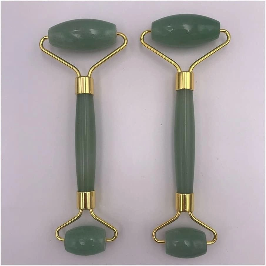 SAIYI Decorative Ornaments Dongling Jade Massage Roller is an Anti-Cellulite Facial Massage Roller Lifting Tool for Facial Wrinkles (Size : 1pc 14-15cm)