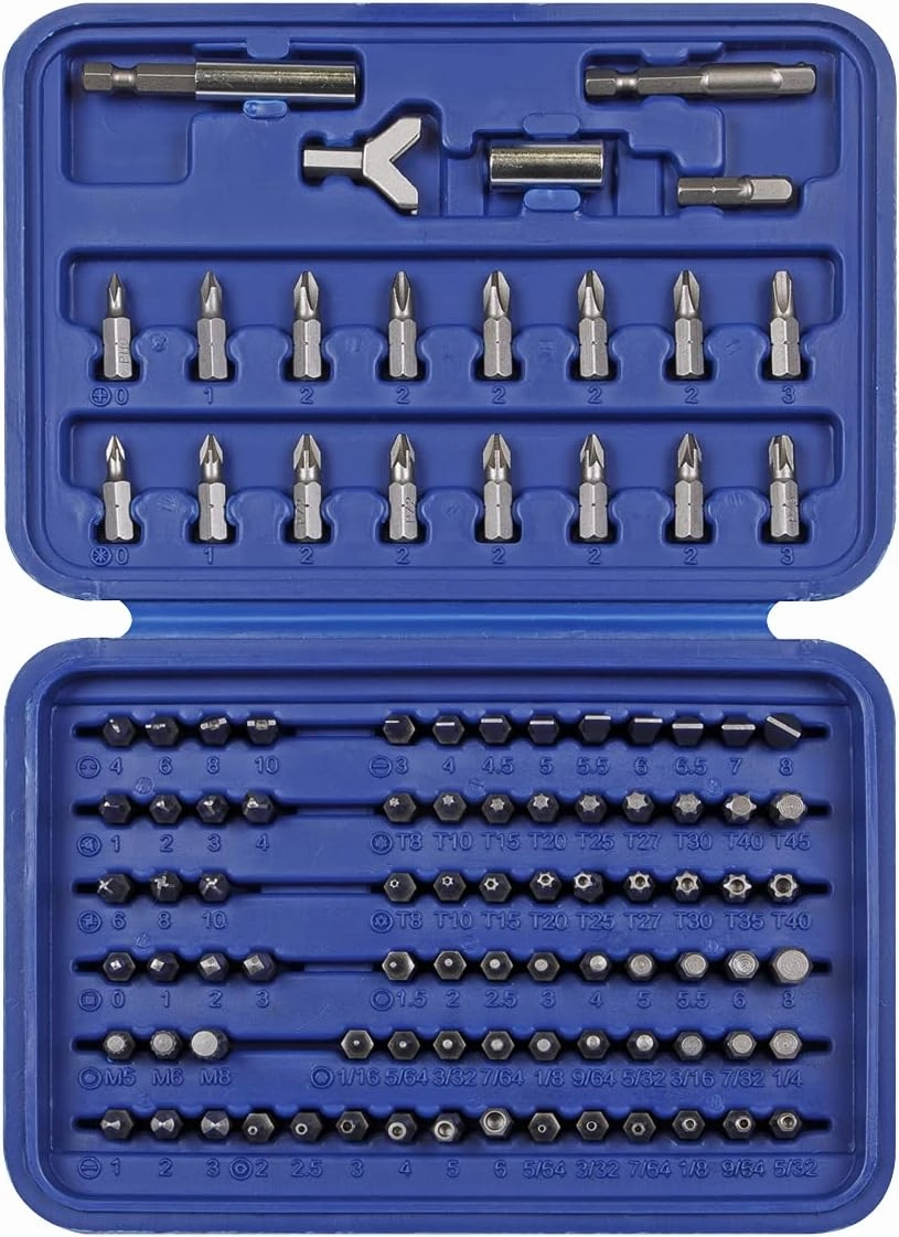 Sealey AK2100 100 Piece Power Tool/Security Bit Set, Silver