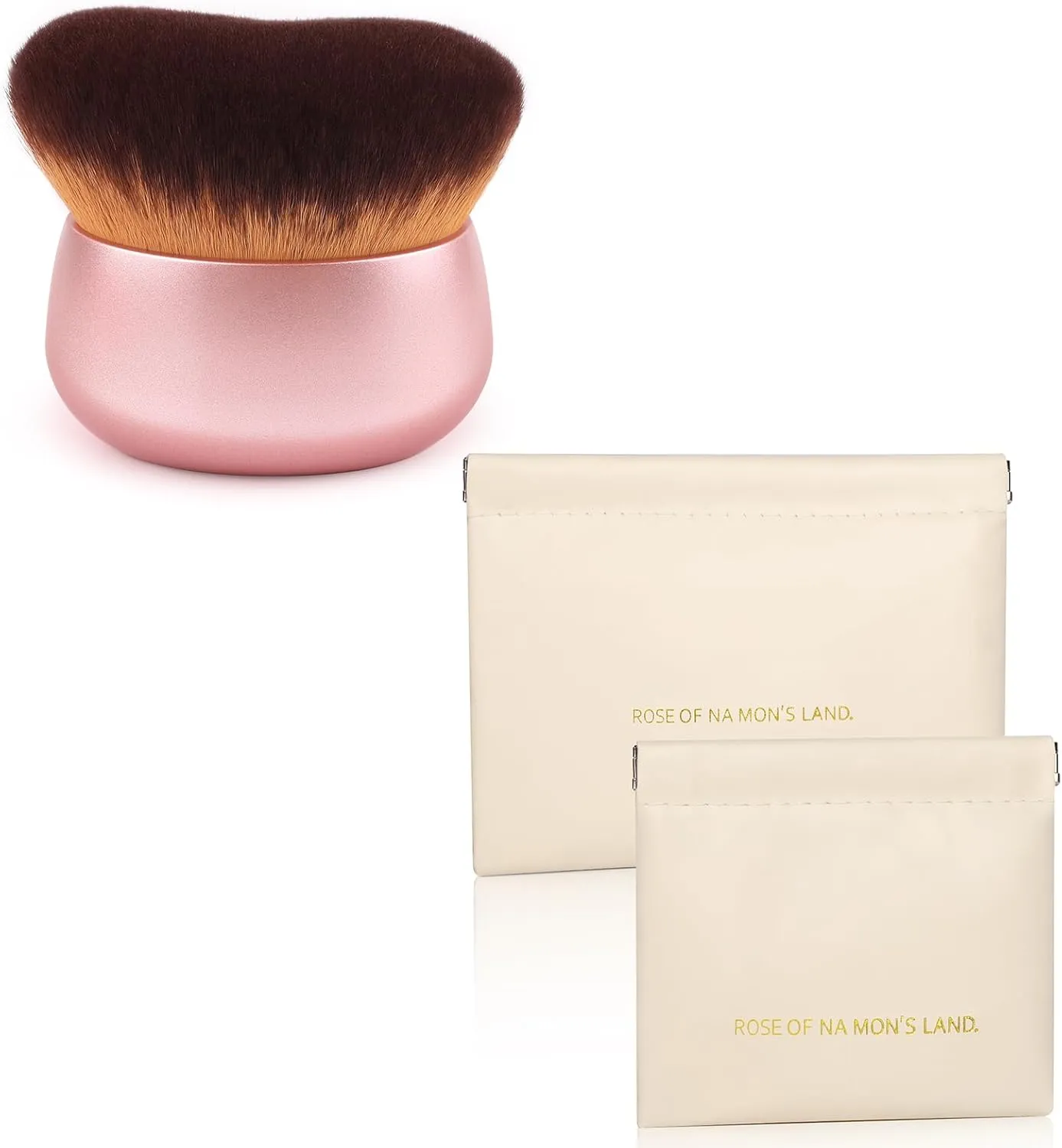 Self Tanning Brush & Makeup Bag Set – XL Body Brush for Flawless Tan Application   Travel-Friendly Cosmetic Bag, Ideal for Tanning Mousse, Lotion, Bronzer |