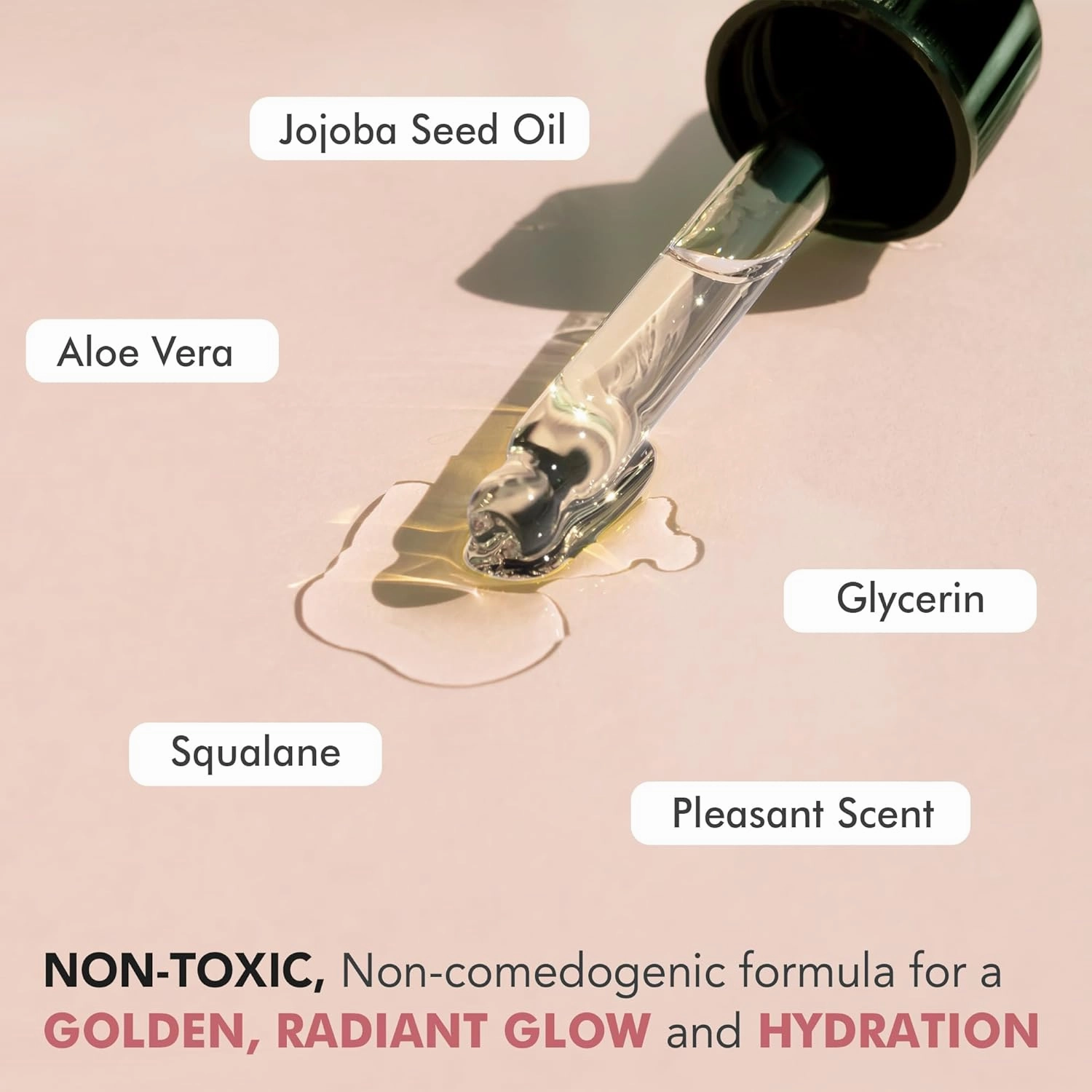 Self Tanning Drops - USA Made with Natural & Organic Ingredients, Medium Face Tanning Drops to Add to Lotion, Moisturizing Bronzing Tanner for Face & Body, Toxin Free Tanner for Fake Tan