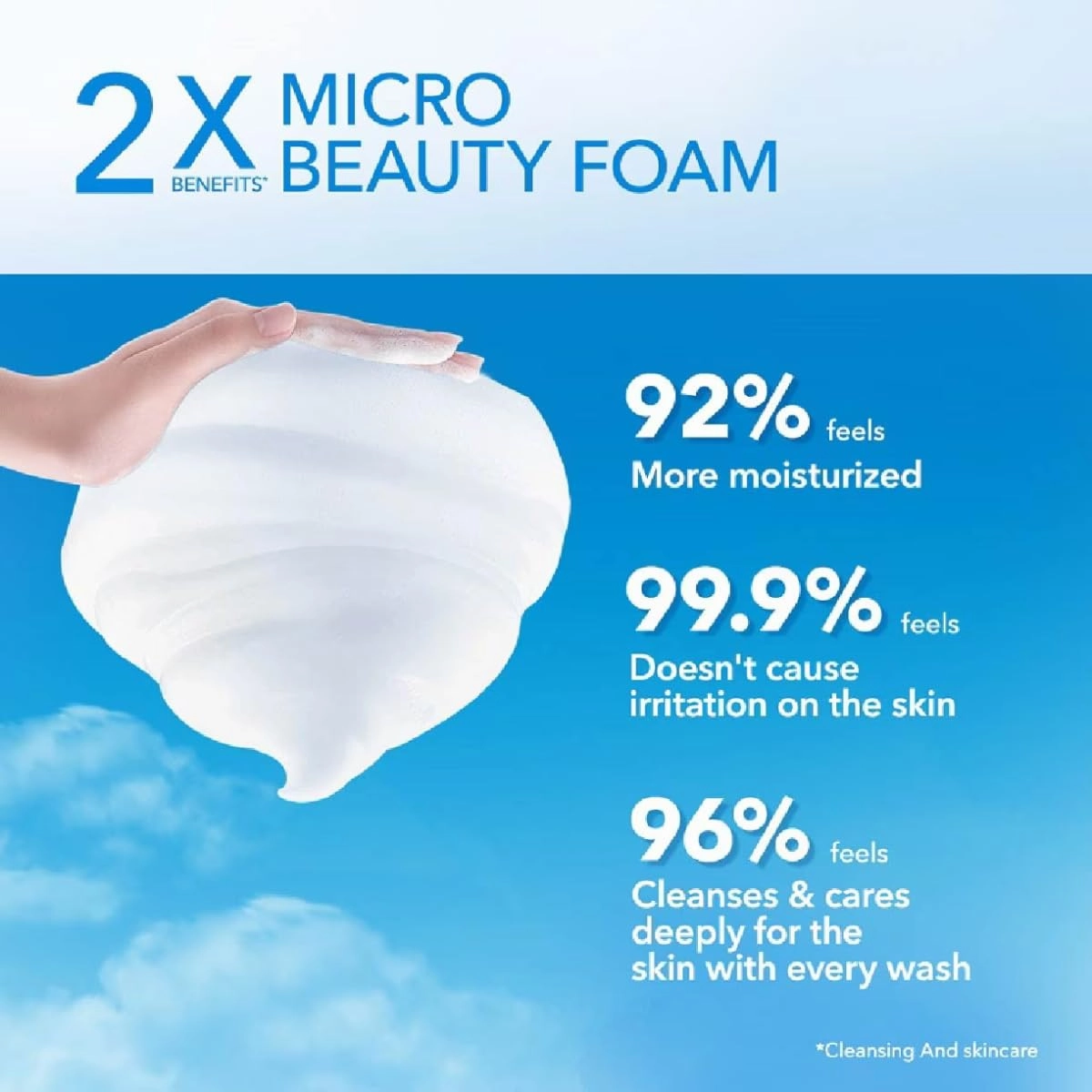 Senka Perfect Whip Beauty Foam Facial Cleanser 120g - Pack of 2 - Made in Japan - Free Hairband Included