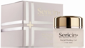 Sericin Plus Facial Silk Infused Peeling Gel. For a Gentle Exfoliation and Peeling Treatment. Removes Impurities and Dead Skin Cells for a Beautiful, Radiant Skin.