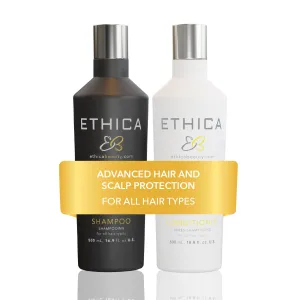 Shampoo and Conditioner. Clarifying & Deep Conditioning. Promotes Strong Healthy Hair, Scalp Health, and Hair Growth, 16.9 Oz
