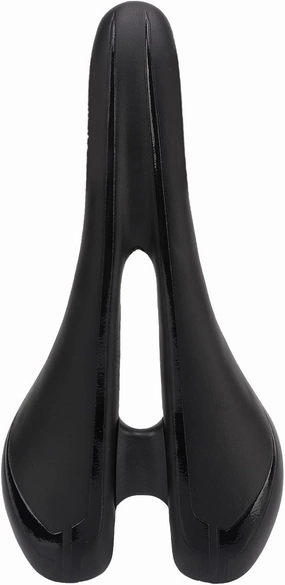Shock Absorbing and Abrasion Black Sponge Saddle, Ergonomic for Comfortable Riding, Widely Applicable to Mountain Bikes, BMX, Road Bikes and More