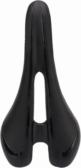 Shock Absorbing and Abrasion Black Sponge Saddle, Ergonomic for Comfortable Riding, Widely Applicable to Mountain Bikes, BMX, Road Bikes and More