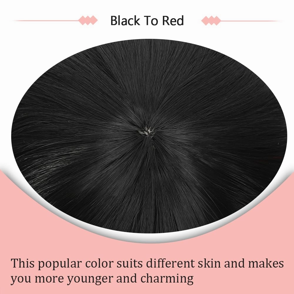 Short Curly Wigs with Bangs for Women 14 Inches Wavy Bob Wig Synthetic Heat Resistant Fiber Wigs