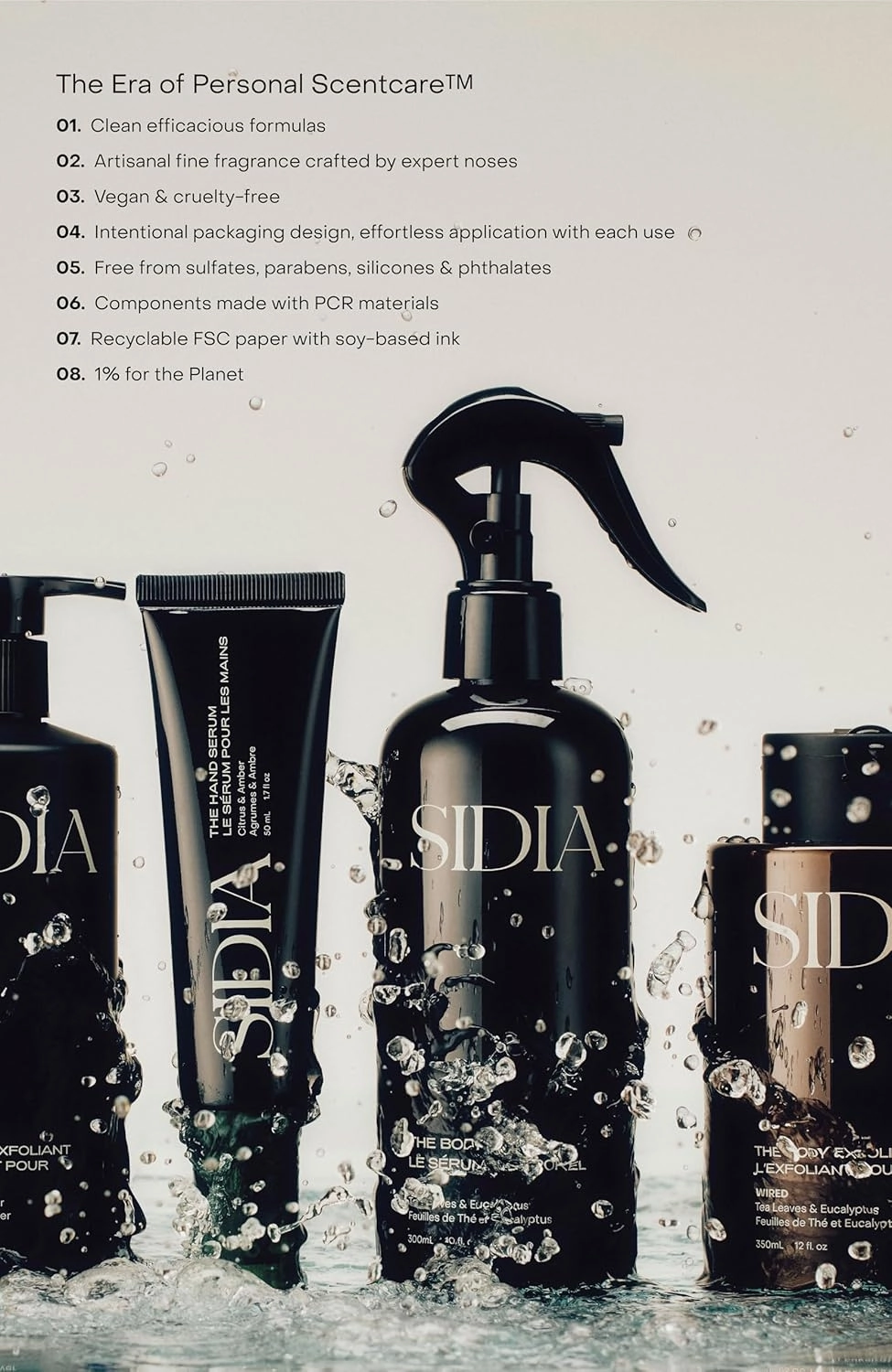 SIDIA - The Hand Serum | Cruelty-Free, Plant-Based, Clean Beauty (Nirvana, 1.7 fl oz | 50 mL)