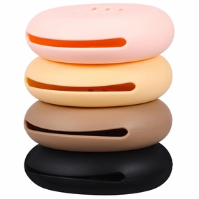 Silicone Makeup Sponge Holder Case 4 Pack Travel Beauty Sponge Organizer Compact Portable