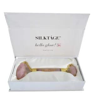SILKTÁGE ROSE QUARTZ FACIAL ROLLER