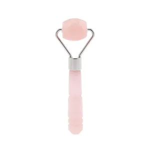 Skin Gym Rose Quartz Mini Roller Facial Massager for Wrinkles and Fine Lines Anti-Aging Face Lift Skin Care Beauty Tool