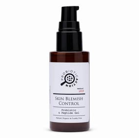 Skin Blemish Control. Probiotic and Peptide Complex Hydrating Gel. Probiotic Keep Your Skin Free of Risk of Acne, Rosacea, and Eczema.