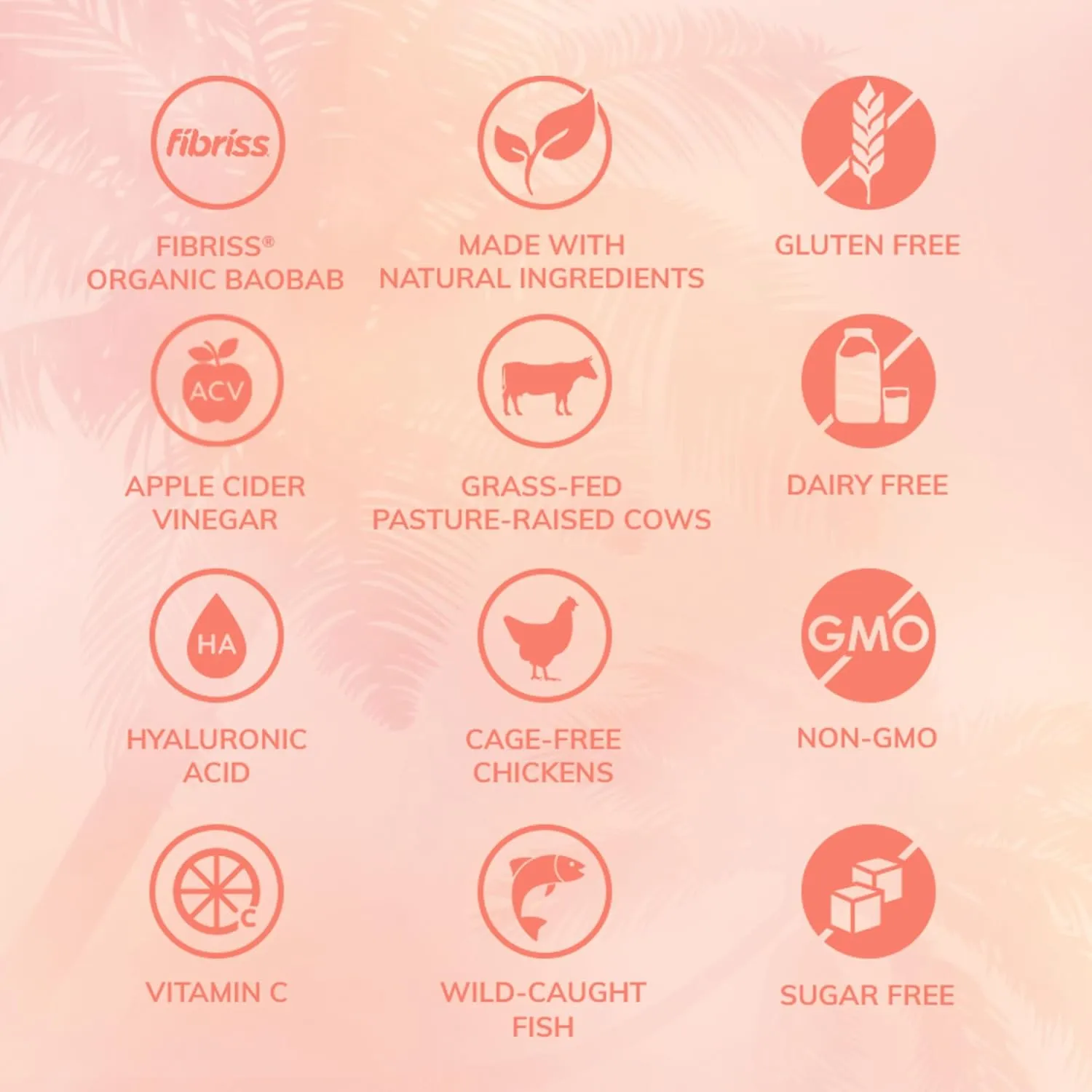 SkinnyFit - Super Youth, Peach Mango (30 Servings) - Multi Collagen Peptides Powder - Probiotics, Fiber, Hyaluronic Acid - Collagen for Women - Non GMO, Gluten Free, Sugar Free - Beauty & Self Care