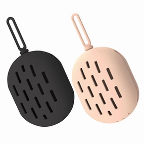 SOIMISS 2pcs Silicone Makeup Sponge Holder Breathable Design Travel Puff Case for Easy Storage Makeup Eggs Container for Organizing Beauty Sponges