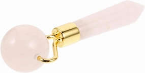 SOIMISS Facial Roller Massager Tool for Eyes Natural Jade Eye Roller for Skin Care Compact Face Massage Device for Facial Treatment and Relaxation