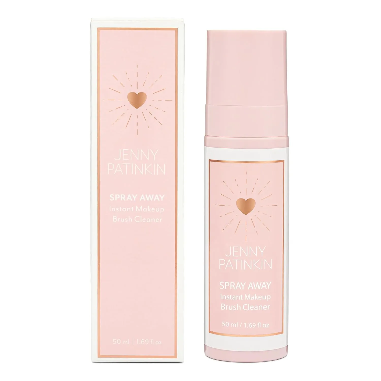 Spray Away, Instant Makeup Brush Cleaner Spray, Cleaning Solution for Makeup Brushes, Vegan, Professional & Travel-Size Makeup Brush Cleaner Spray, Quick-Drying (1.69 Fl Oz)