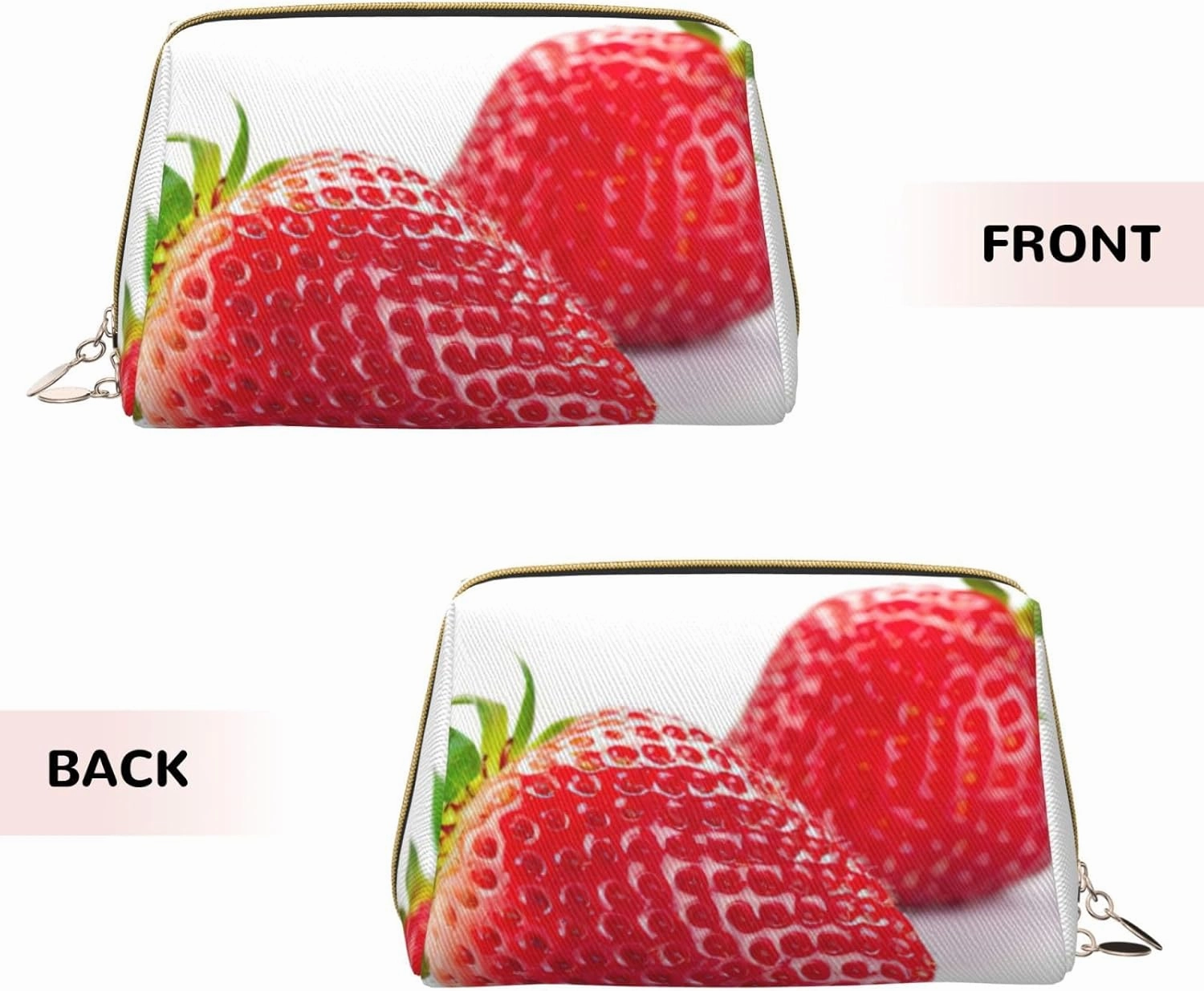Strawberry Toiletry Pouch, Travel-Friendly Makeup Organizer For Makeup Brushes, Lipsticks