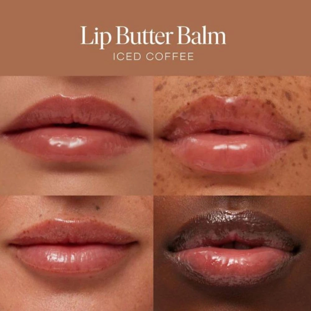 Summer Fridays Tinted Lip Butter Balm - Conditioning Vegan Lip Balm for Instant Moisture, Shine & Hydration - Sheer-Tinted, Soothing Skincare - Iced Coffee (.5 Oz)
