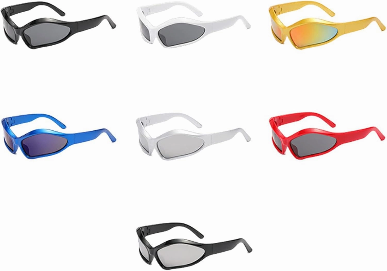Sunglasses Popular Oval Sun Glasses Hip Hop Fashion Glasses Female