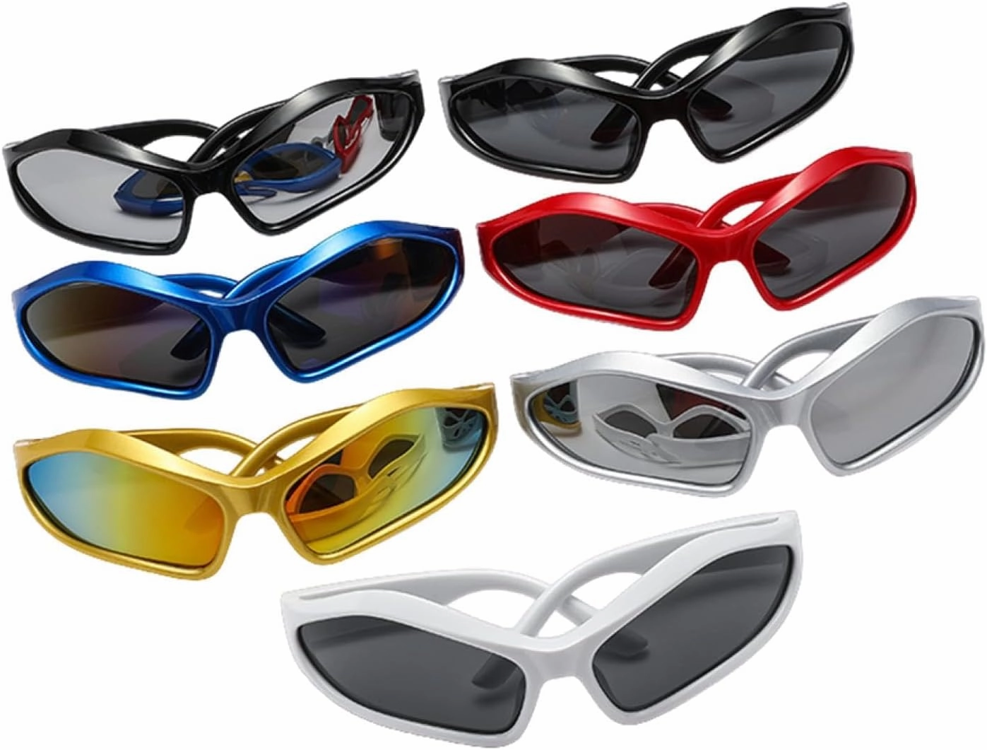 Sunglasses Popular Oval Sun Glasses Hip Hop Fashion Glasses Female