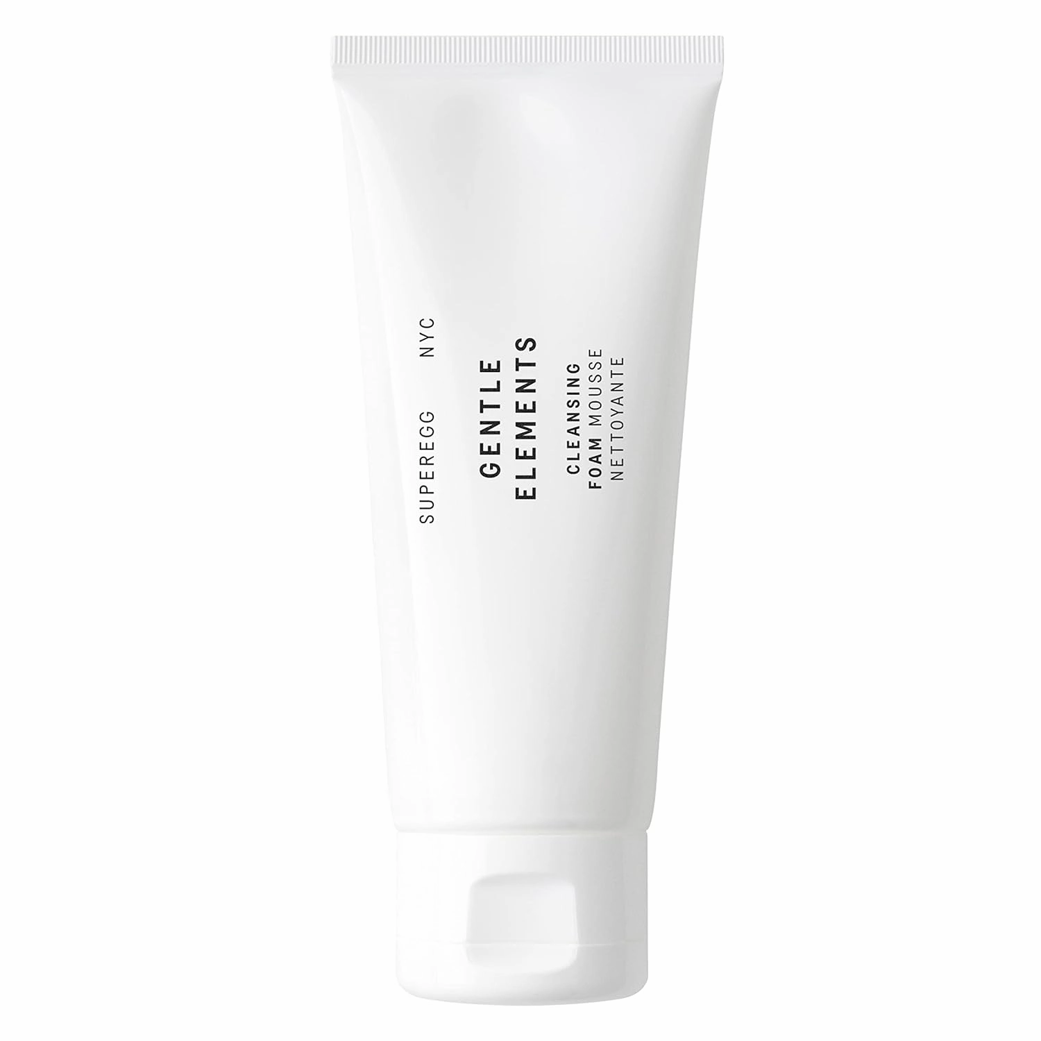 SUPEREGG Gentle Elements Cleansing Foam: For a youthful, smooth complexion. Foaming cream cleanser with Vitamin C, AHA. 100 ML / 3.4 FL OZ