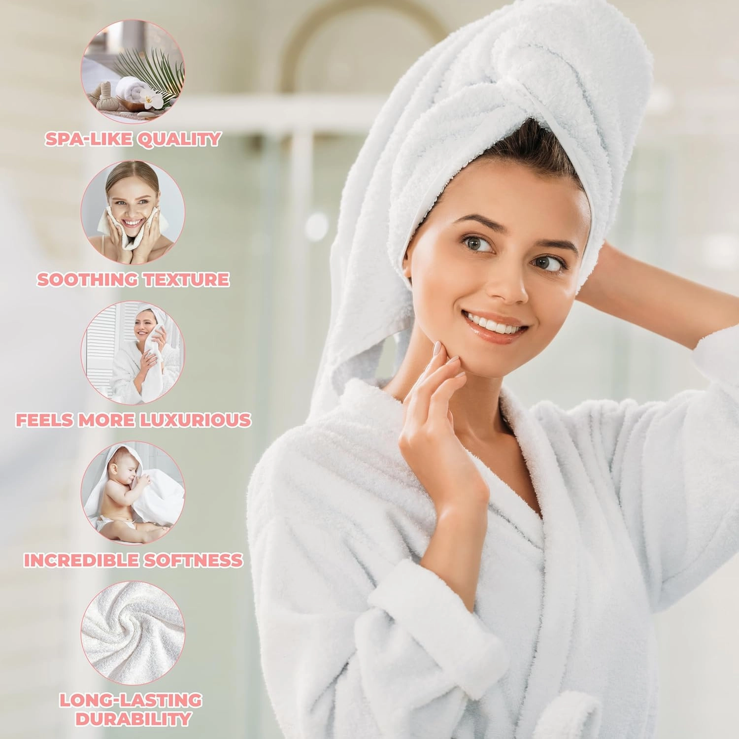 Superior Cotton Face Towel/Washcloth Set, Small Facial Towels, Spa, Hotel, Guest, Home, Bathroom Basics, Plush Soft Absorbent, Luxury Quick Drying, Zero Twist Collection, Set of 12, Espresso