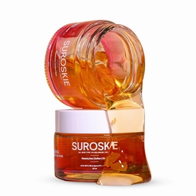 SUROSKIEEE. Rosanna Rose Instant Glow Face Mask 50ml | With Rose & Aloe vera | For Cleans Pores & Dark Spot | Spa Glow at Home | Facial In a Jar | korean Face Mask For Glowing Skin |Men & Women