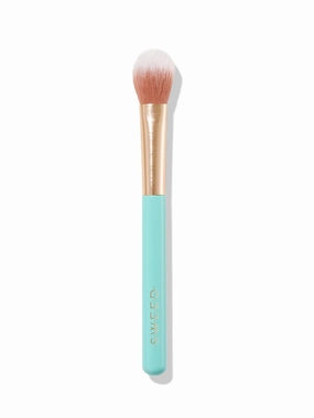 SWEED - Highlighter Brush | Hand-Crafted, Synthetic Bristles | Vegan, Cruelty-Free, Clean Beauty