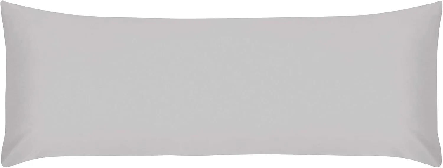 Sweet Jojo Designs Grey Floral Vintage Lace Body Pillow Case, 54 in. x 20 in.