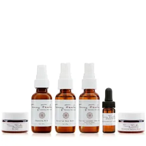 Tammy Fender - Restorative At-Home Facial Treatment Kit | Natural, Organic, Cruelty-Free, Non-Toxic Spa-Like Skincare | Cleanse, Exfoliate, Nourish (6 Piece Set)