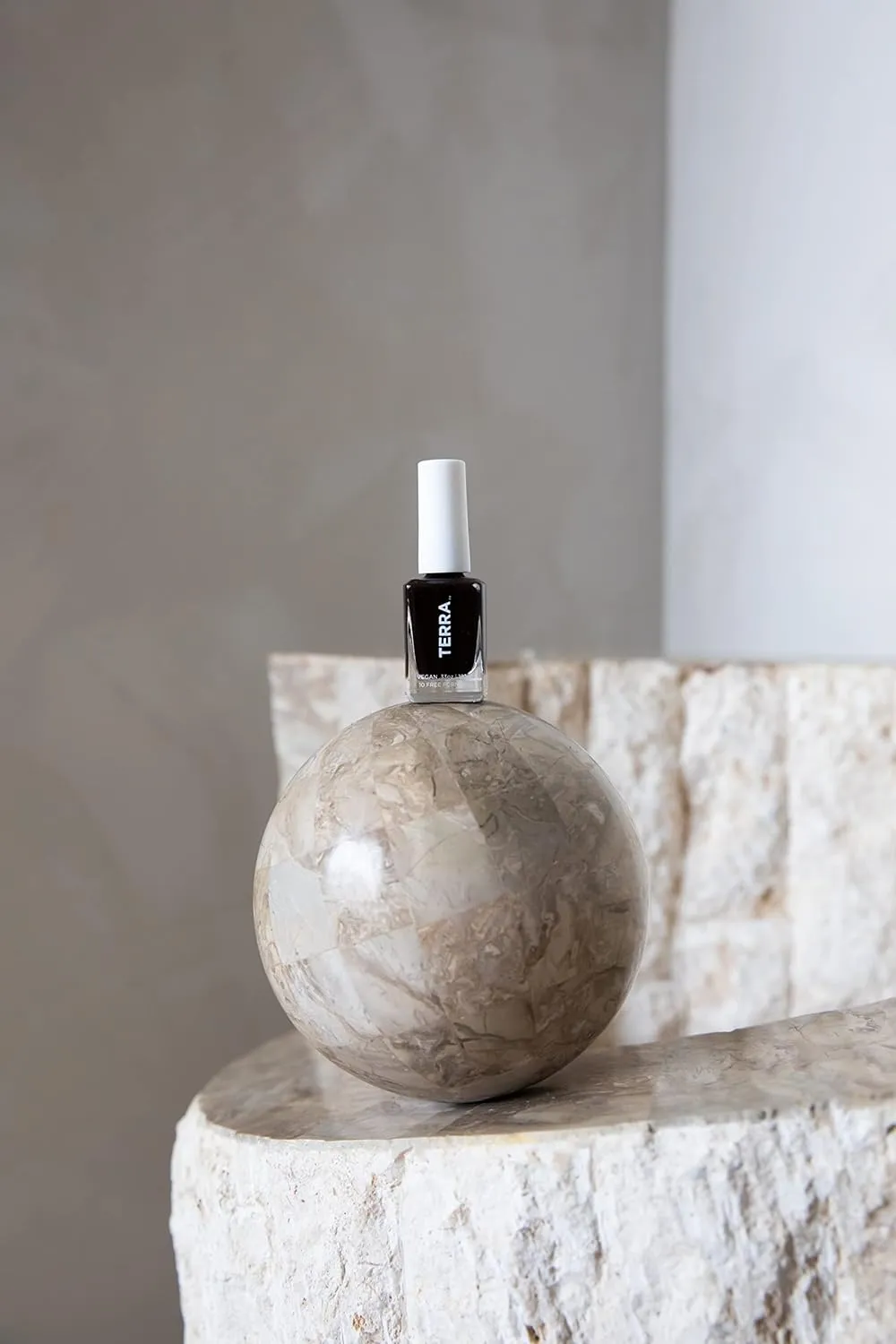 Terra Beauty Natural Nail Polish 21-free Lacquer (No.1 Classic Black)