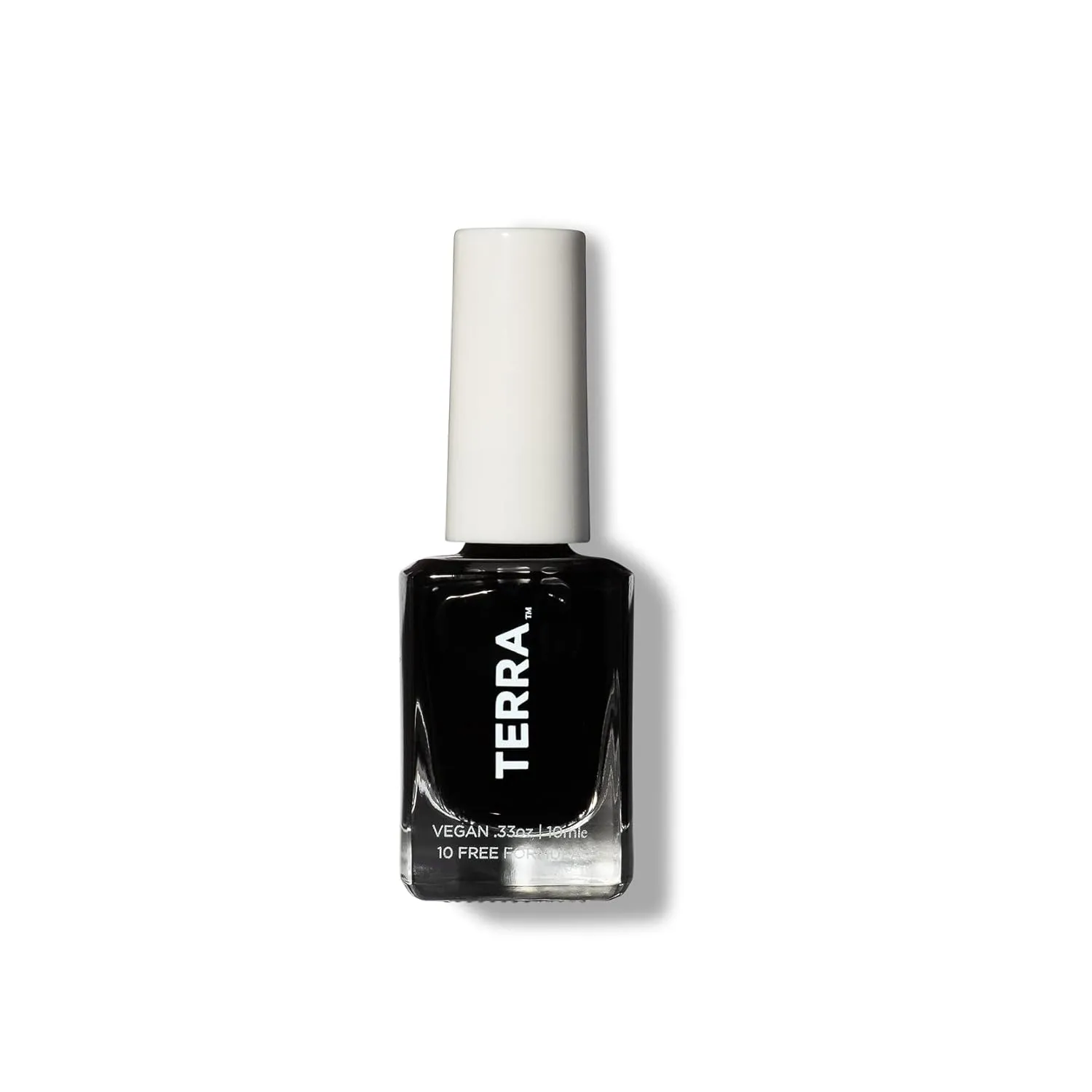 Terra Beauty Natural Nail Polish 21-free Lacquer (No.1 Classic Black)
