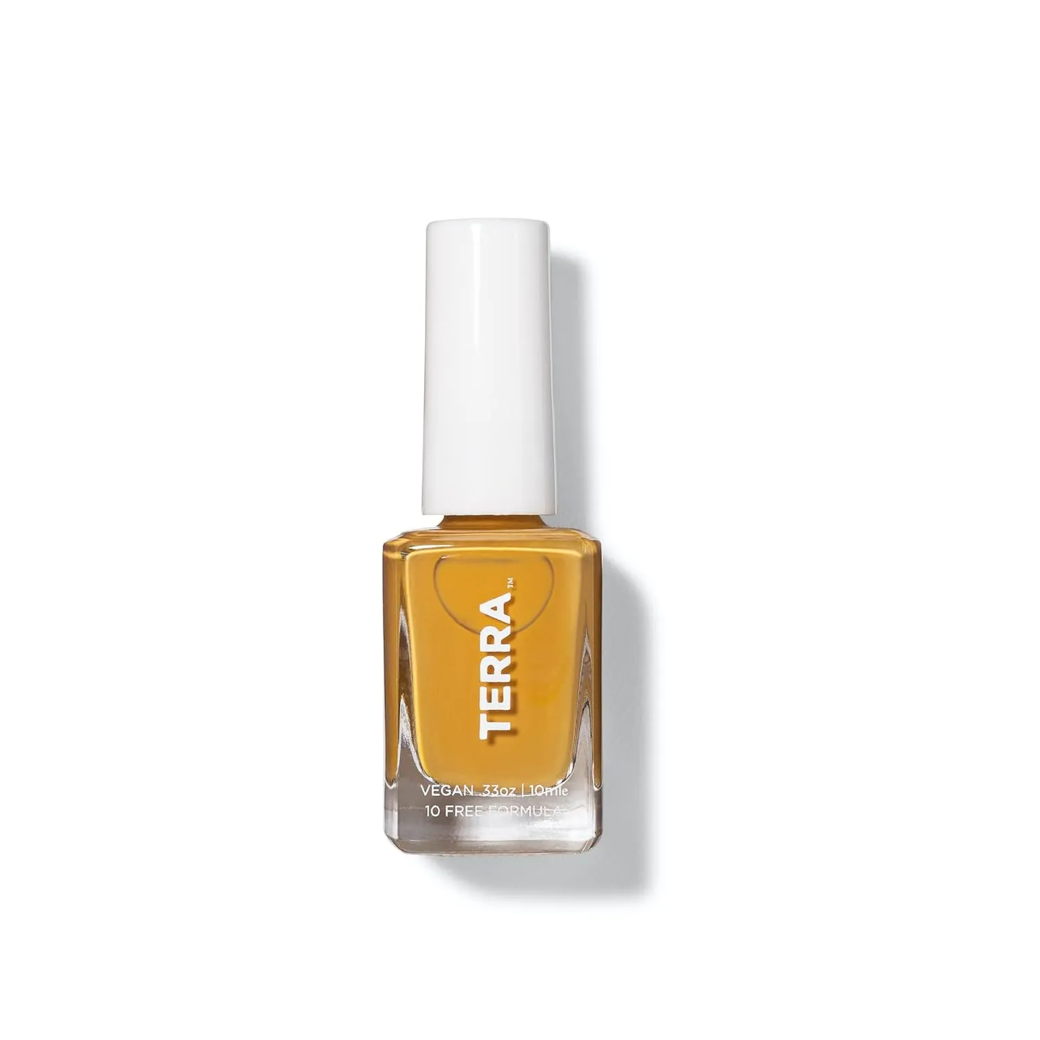 Terra Beauty Natural Nail Polish 21-free Lacquer (No.10 Mustard)