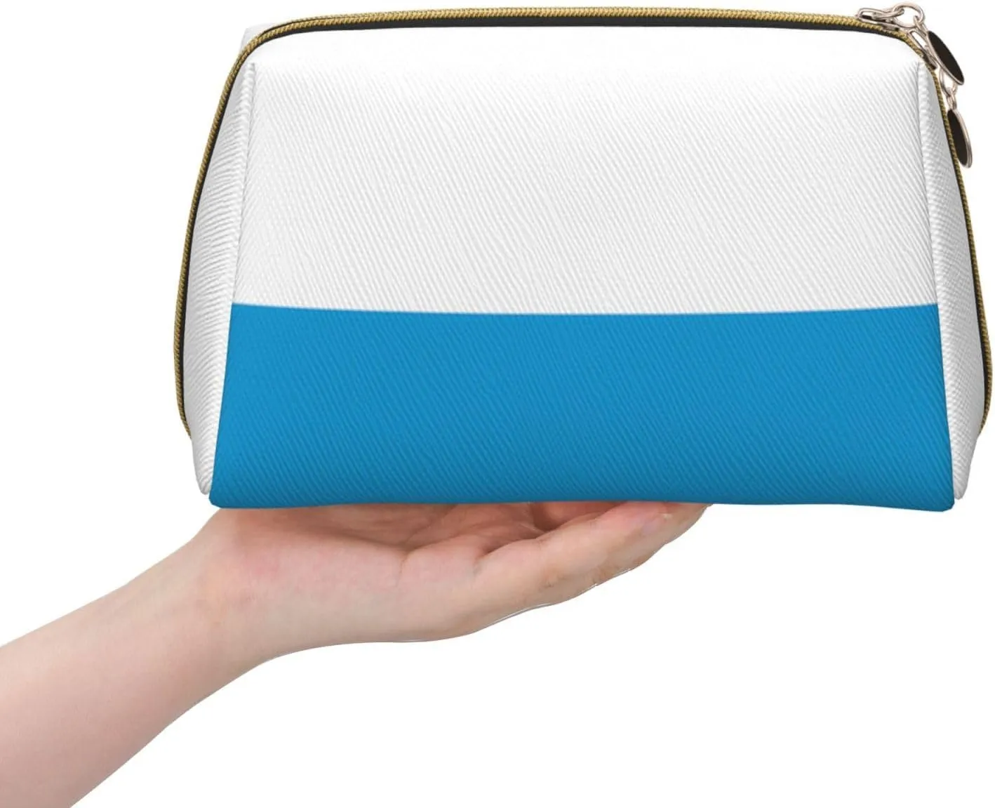 The Bavarian Flagmakeup Bag Organizer,Toiletry Cosmetic Bag,Zipper Pouch Brushes Storage Case(Large)